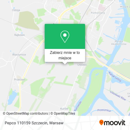 Mapa Pepco 110159 Szczecin