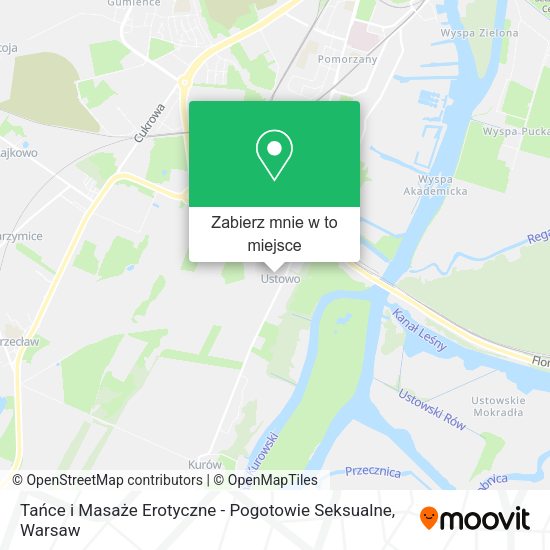 Mapa Tańce i Masaże Erotyczne - Pogotowie Seksualne