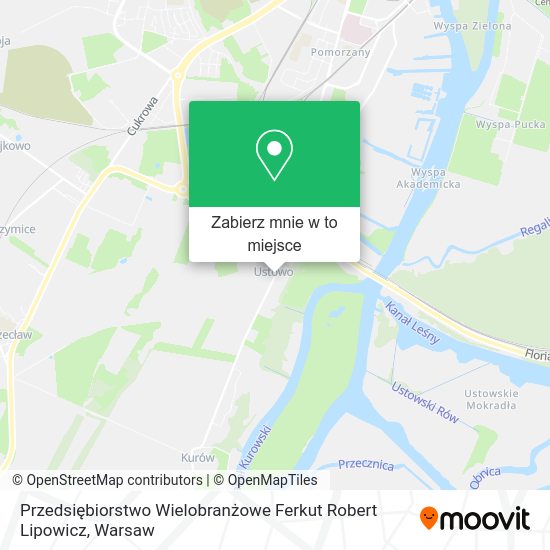 Mapa Przedsiębiorstwo Wielobranżowe Ferkut Robert Lipowicz