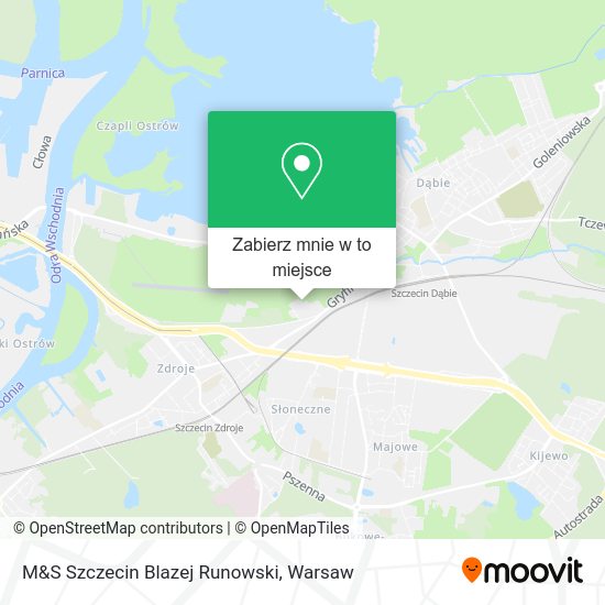 Mapa M&S Szczecin Blazej Runowski