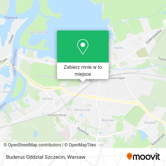 Mapa Buderus Oddział Szczecin