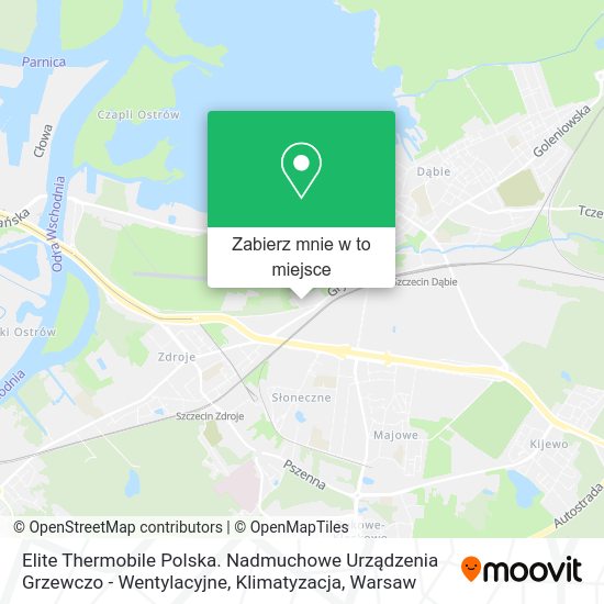 Mapa Elite Thermobile Polska. Nadmuchowe Urządzenia Grzewczo - Wentylacyjne, Klimatyzacja