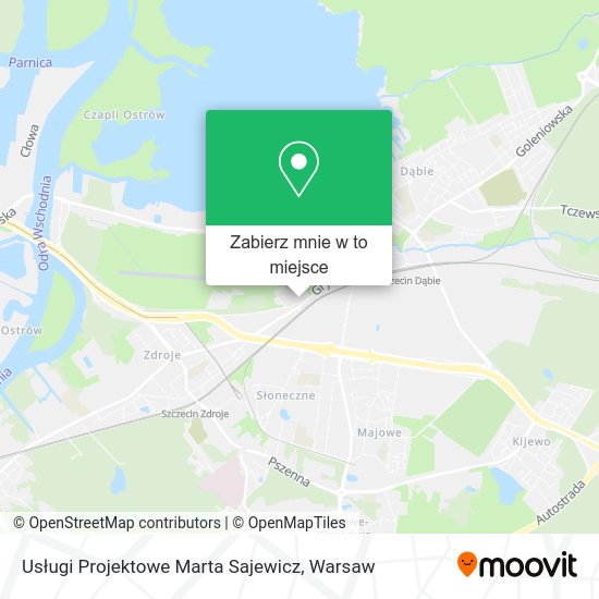 Mapa Usługi Projektowe Marta Sajewicz