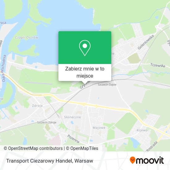 Mapa Transport Ciezarowy Handel