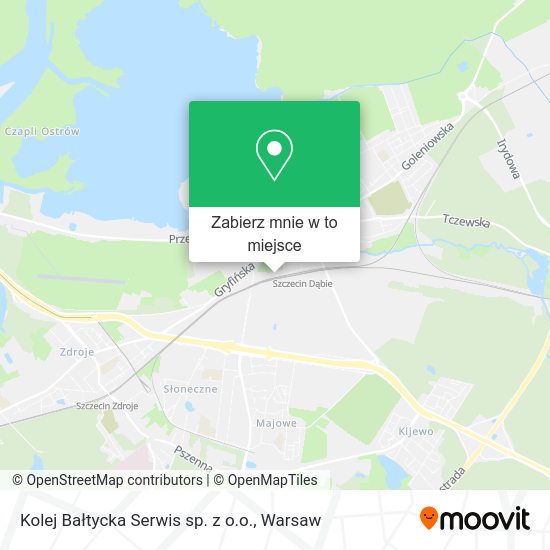 Mapa Kolej Bałtycka Serwis sp. z o.o.