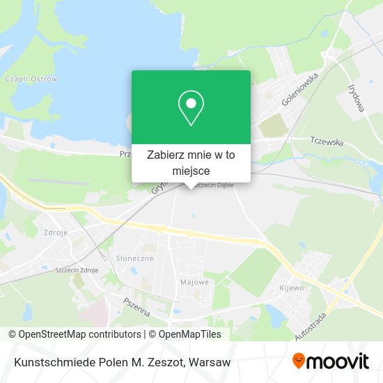 Mapa Kunstschmiede Polen M. Zeszot