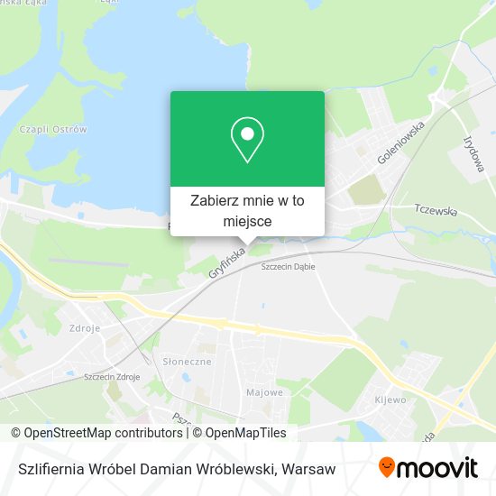 Mapa Szlifiernia Wróbel Damian Wróblewski