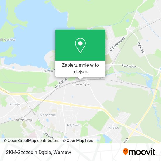 Mapa SKM-Szczecin Dąbie