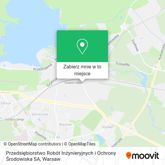 Mapa Przedsiębiorstwo Robót Inżynieryjnych i Ochrony Środowiska SA