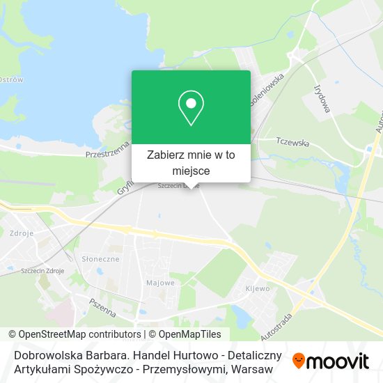 Mapa Dobrowolska Barbara. Handel Hurtowo - Detaliczny Artykułami Spożywczo - Przemysłowymi