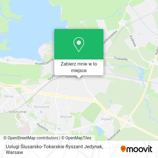 Mapa Usługi Ślusarsko-Tokarskie Ryszard Jedynak