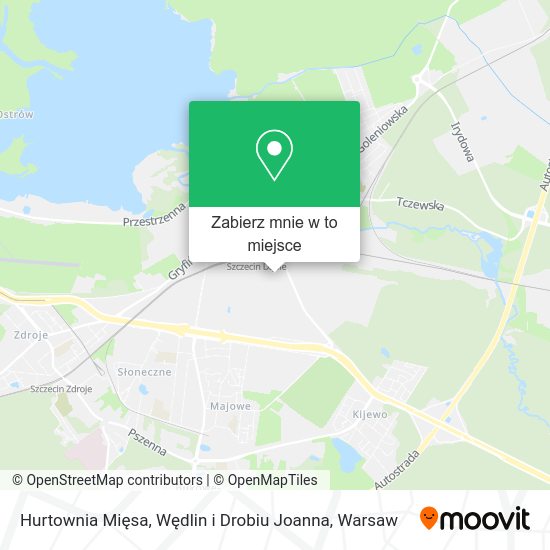 Mapa Hurtownia Mięsa, Wędlin i Drobiu Joanna