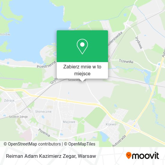 Mapa Reiman Adam Kazimierz Zegar