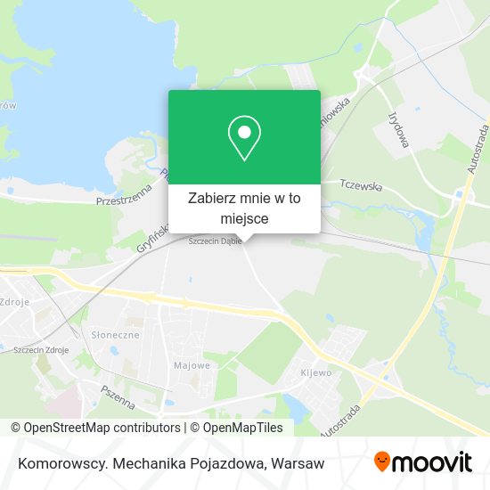 Mapa Komorowscy. Mechanika Pojazdowa