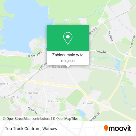 Mapa Top Truck Centrum