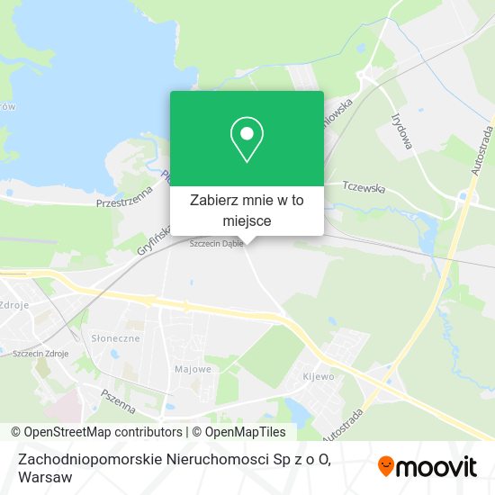 Mapa Zachodniopomorskie Nieruchomosci Sp z o O