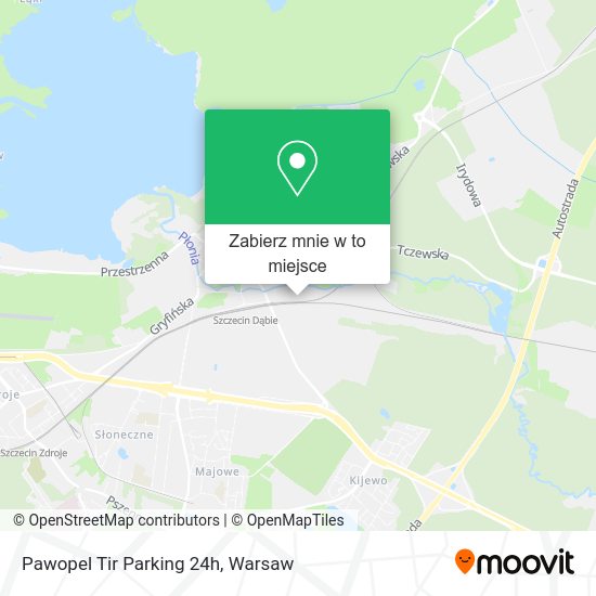 Mapa Pawopel Tir Parking 24h