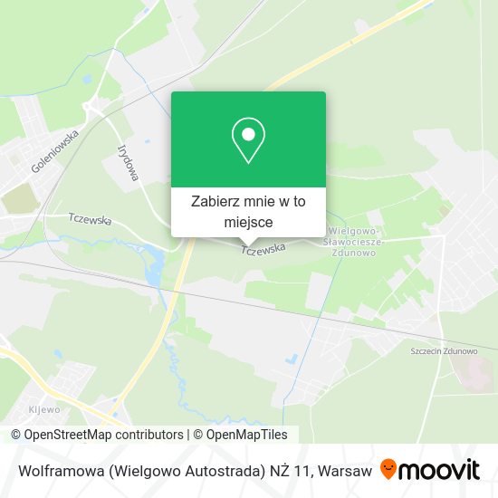 Mapa Wolframowa (Wielgowo Autostrada) NŻ 11