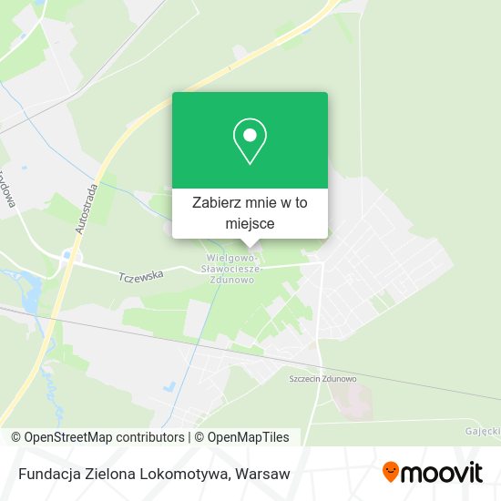 Mapa Fundacja Zielona Lokomotywa