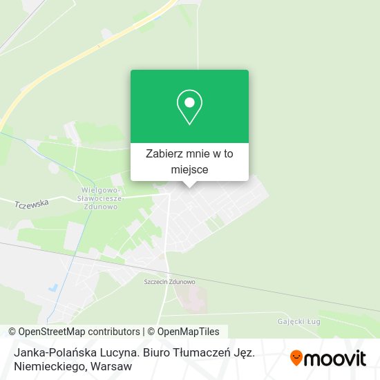 Mapa Janka-Polańska Lucyna. Biuro Tłumaczeń Jęz. Niemieckiego