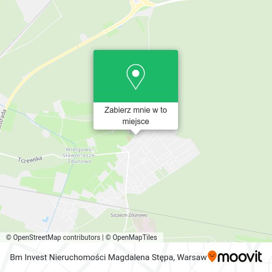 Mapa Bm Invest Nieruchomości Magdalena Stępa