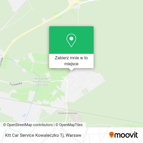 Mapa Ktt Car Service Kowaleczko Tj