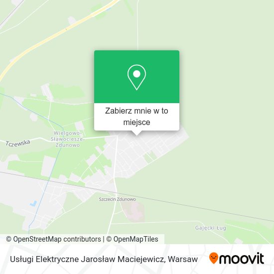 Mapa Usługi Elektryczne Jarosław Maciejewicz