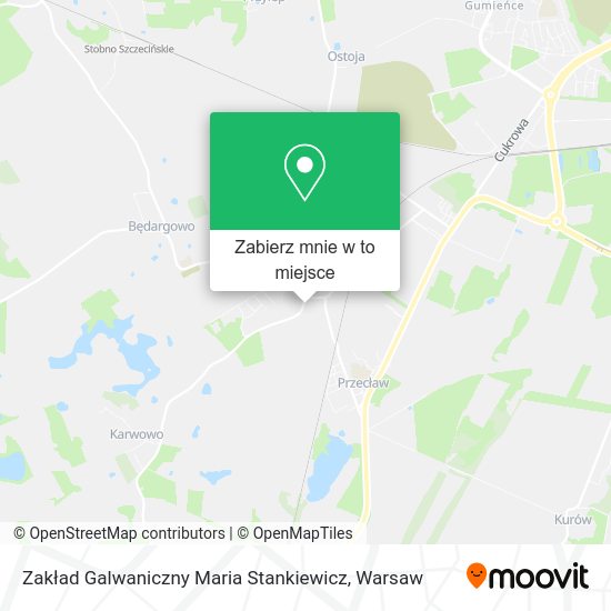 Mapa Zakład Galwaniczny Maria Stankiewicz