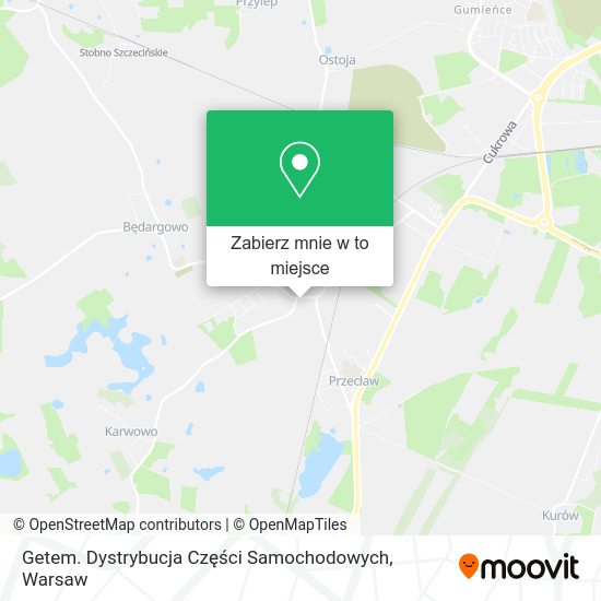 Mapa Getem. Dystrybucja Części Samochodowych