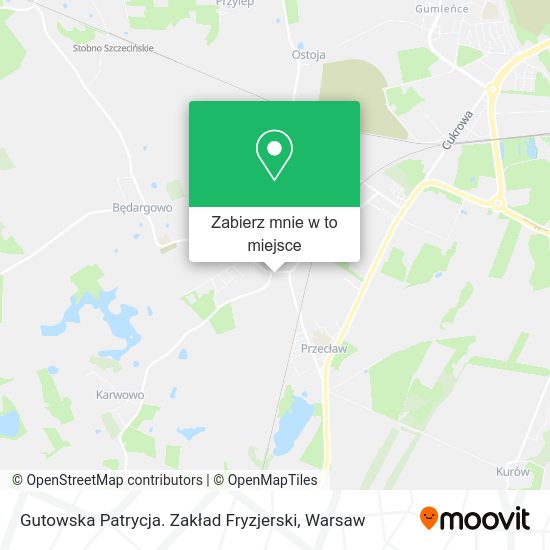 Mapa Gutowska Patrycja. Zakład Fryzjerski