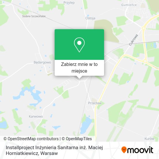 Mapa Installproject Inżynieria Sanitarna inż. Maciej Horniatkiewicz