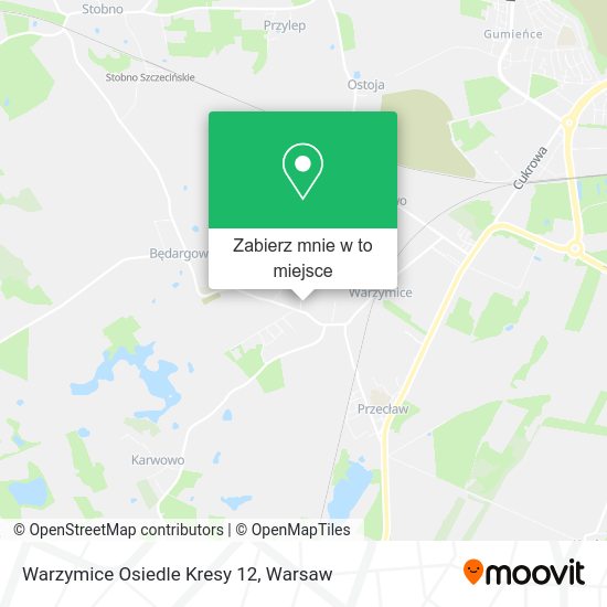 Mapa Warzymice Osiedle Kresy 12