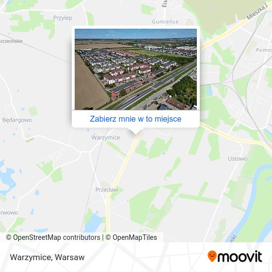 Mapa Warzymice