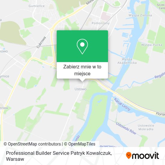 Mapa Professional Builder Service Patryk Kowalczuk