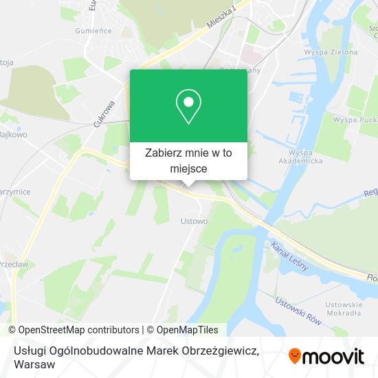 Mapa Usługi Ogólnobudowalne Marek Obrzeżgiewicz