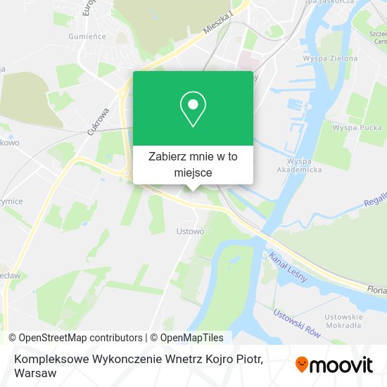 Mapa Kompleksowe Wykonczenie Wnetrz Kojro Piotr