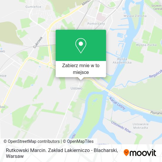 Mapa Rutkowski Marcin. Zakład Lakierniczo - Blacharski