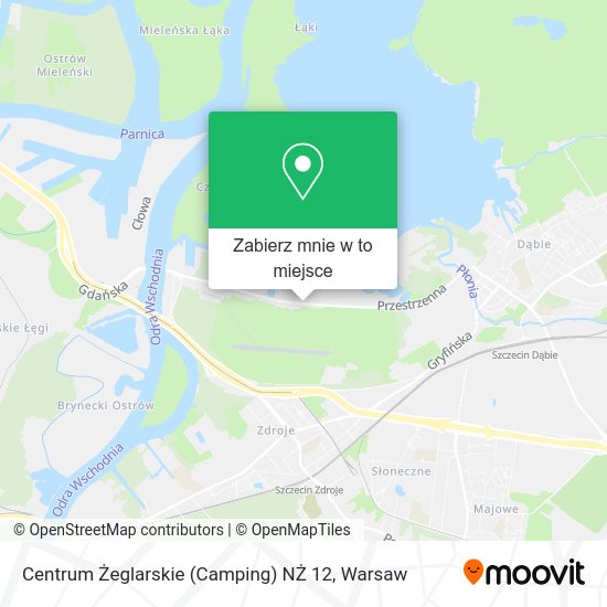 Mapa Centrum Żeglarskie (Camping) NŻ 12