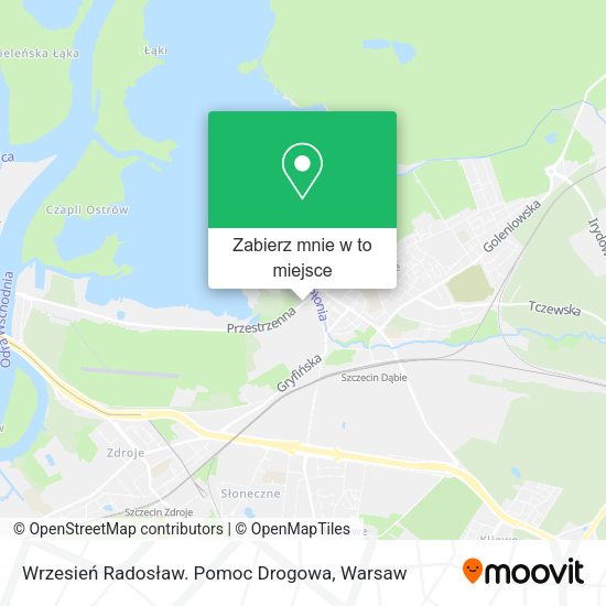 Mapa Wrzesień Radosław. Pomoc Drogowa