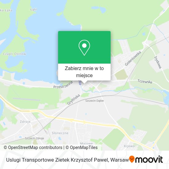 Mapa Uslugi Transportowe Zietek Krzysztof Pawel