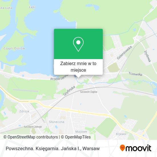 Mapa Powszechna. Księgarnia. Jańska I.