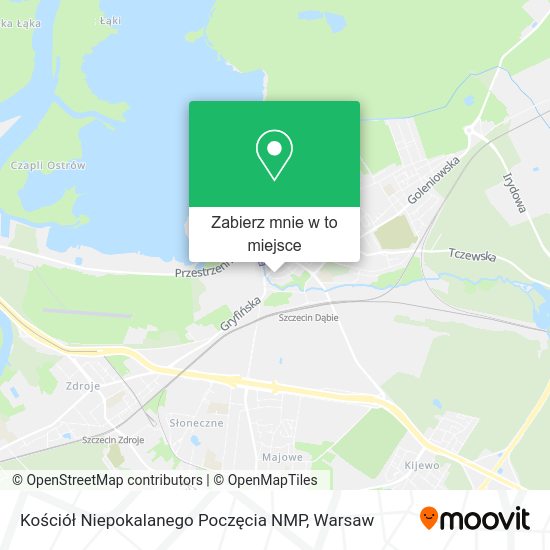 Mapa Kościół Niepokalanego Poczęcia NMP