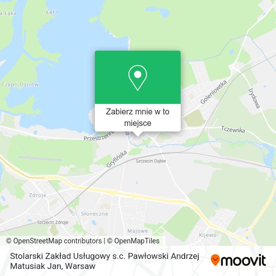 Mapa Stolarski Zakład Usługowy s.c. Pawłowski Andrzej Matusiak Jan