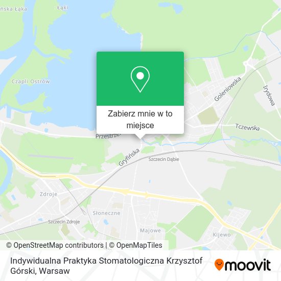 Mapa Indywidualna Praktyka Stomatologiczna Krzysztof Górski