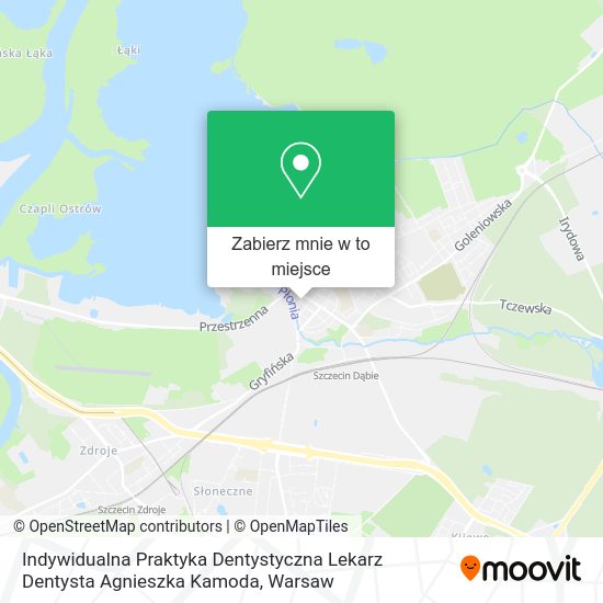 Mapa Indywidualna Praktyka Dentystyczna Lekarz Dentysta Agnieszka Kamoda