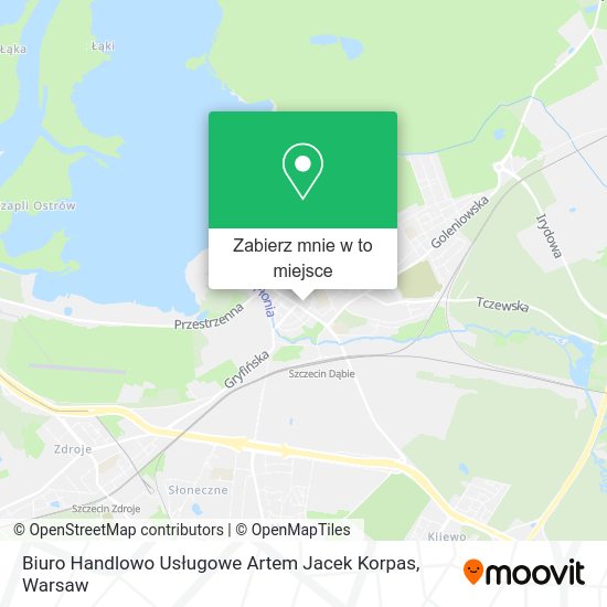 Mapa Biuro Handlowo Usługowe Artem Jacek Korpas