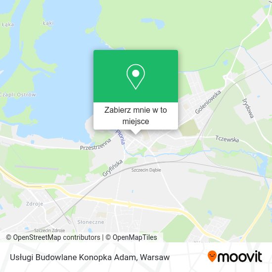 Mapa Usługi Budowlane Konopka Adam