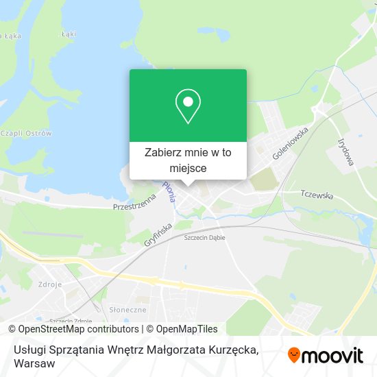 Mapa Usługi Sprzątania Wnętrz Małgorzata Kurzęcka