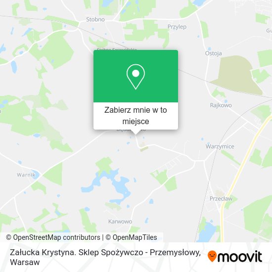 Mapa Załucka Krystyna. Sklep Spożywczo - Przemysłowy