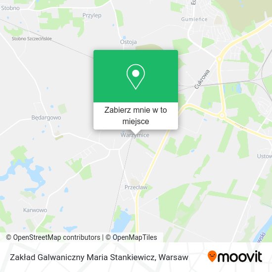 Mapa Zakład Galwaniczny Maria Stankiewicz